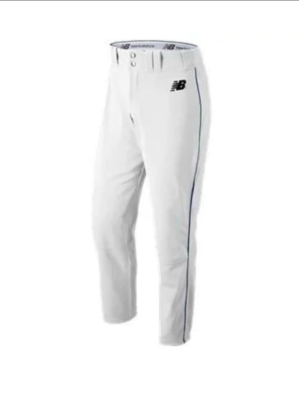 NEW BALANCE ADVERSARY 2 BASEBALL PIPED PANT ATHLETIC: BMP216 white/Navy Men’s M